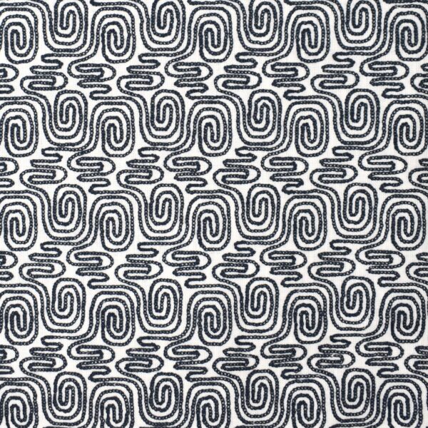 Greenhouse Fabrics S4030 Navy upholstery fabric swatch for sample-first furniture planning