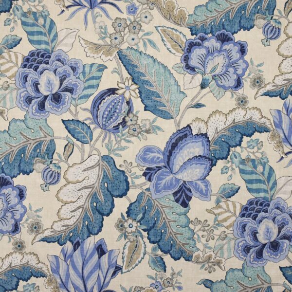 Greenhouse Fabrics S4808 Blues upholstery fabric swatch for sample-first furniture planning