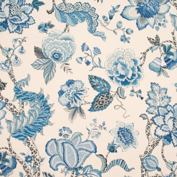 Greenhouse Fabrics S5820 Blue upholstery fabric swatch for sample-first furniture planning
