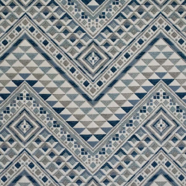 Greenhouse Fabrics S6056 Indigo upholstery fabric swatch for sample-first furniture planning