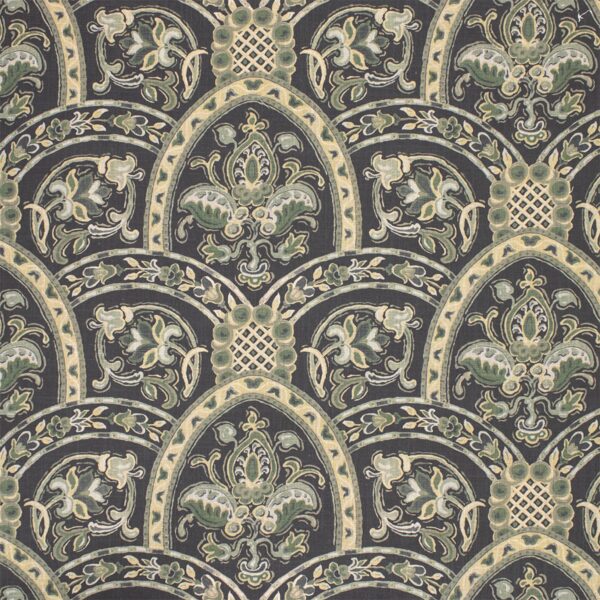 Greenhouse Fabrics S7070 Bowery Blue upholstery fabric swatch for sample-first furniture planning