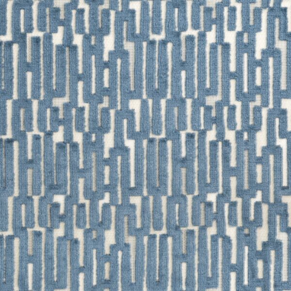 United Fabrics LINX 51 Parisian Blue upholstery fabric swatch for sample-first furniture planning